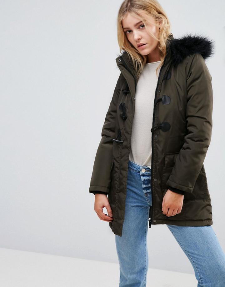 Brave Soul Hero Duffel Parka - Green
