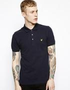 Lyle & Scott Vintage Polo With Eagle Logo - Navy