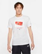 Nike Swoosh 50 Photo Print T-shirt In White