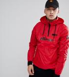 Ellesse Ion Overhead Jacket In Red - Red