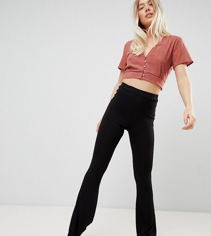 Daisy Street Flared Leggings - Black