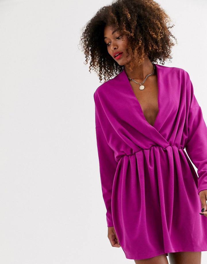 Unqiue21 Drape Sleeve Dress