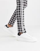 River Island Sneakers With Chunky Sole In White