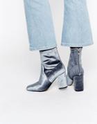 Truffle Unlined High Ankle Boot - Gray
