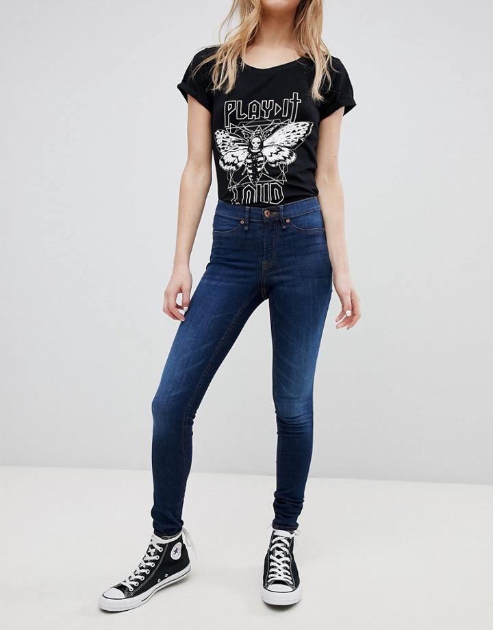 Blend She Bea Moon Skinny Jeans-navy