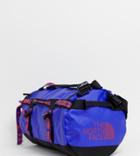 The North Face Base Camp Duffel Bag Extra Small 31 Litres In Geo-tribal Blue - Blue