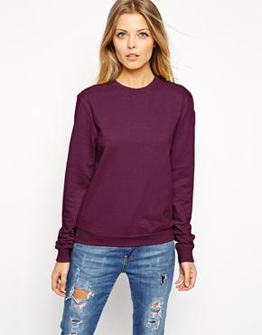 Asos Ultimate Easy Sweatshirt - Plum