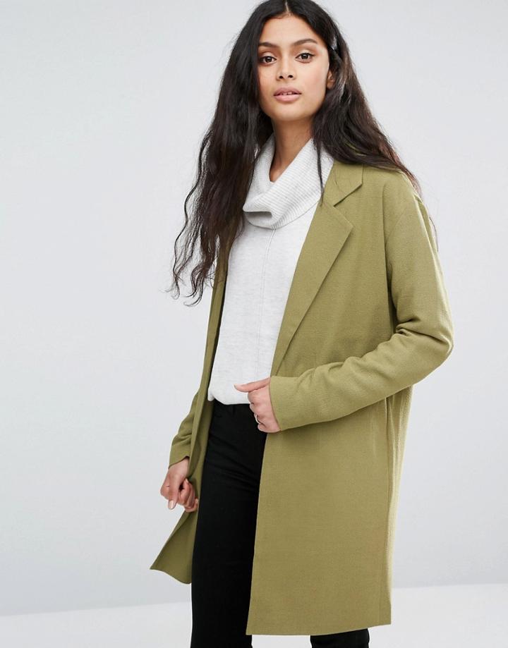 Only Longline Blazer - Green