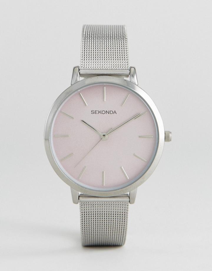Sekonda 2473 Mesh Watch In Silver - Silver