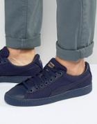 Puma Basket Tech Sneakers In Blue 36316301 - Blue