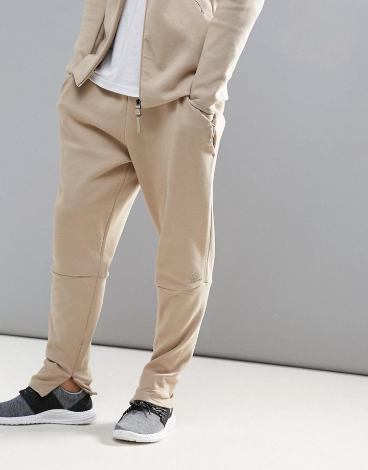 Adidas Athletics Zne 2 Joggers In Beige Bs4897 - Beige