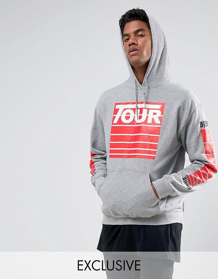 Justin Bieber Stadium Tour Hoodie In Gray - Gray