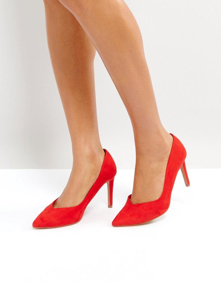 Stradivarius Classic Court Shoe - Red