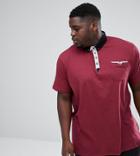 Duke King Size Polo Shirt With Contrast Collar - Red