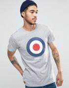 Lambretta Classic Target T-shirt - Gray