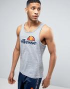 Ellesse Tank With Classic Logo In Gray - Gray