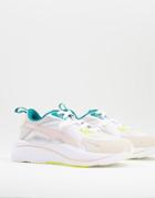 Puma Rs Curve Sneakers In Pink And Gray