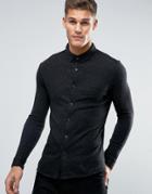 Jack & Jones Premium Slim Jersey Shirt - Black