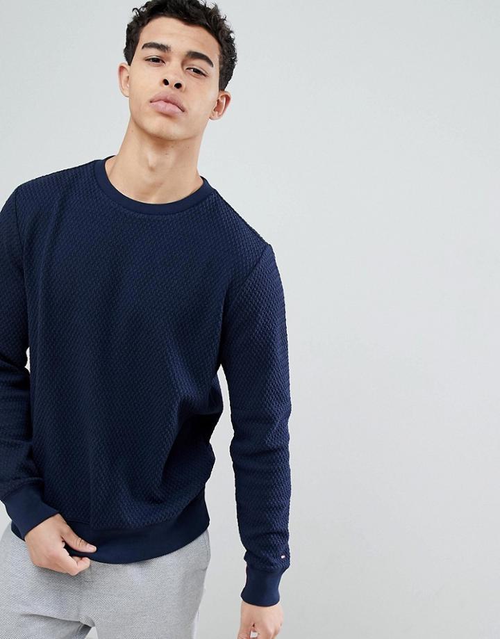 Tommy Hilfiger Jacquard Sweatshirt - Navy