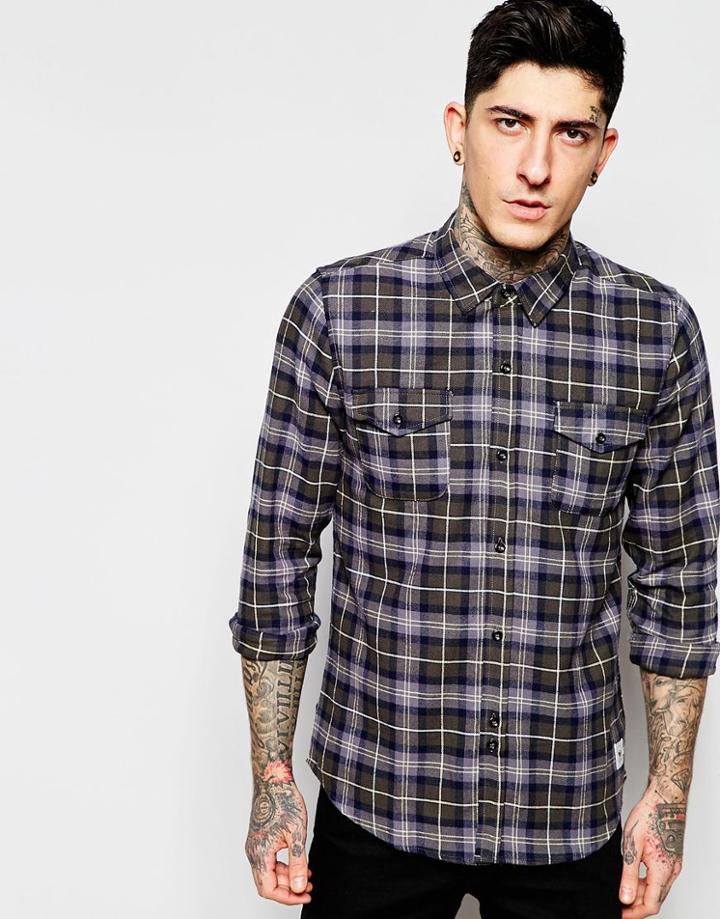 Bellfield Check Shirt - Gray