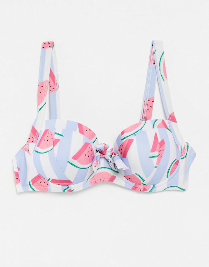Chelsea Peers Watermelon Bikini Top-multi