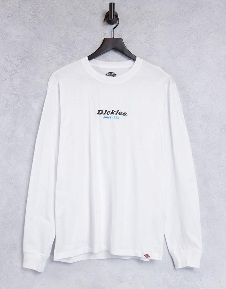 Dickies Central 1922 Long Sleeve T-shirt In White