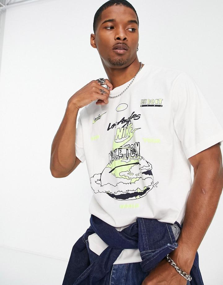 Nike La World T-shirt In White