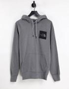 The North Face Fine Hoodie In Gray-grey