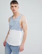 Only & Sons Block Panel Tank - Navy