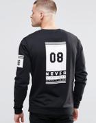 Asos Sweatshirt With San Francisco Print - Black