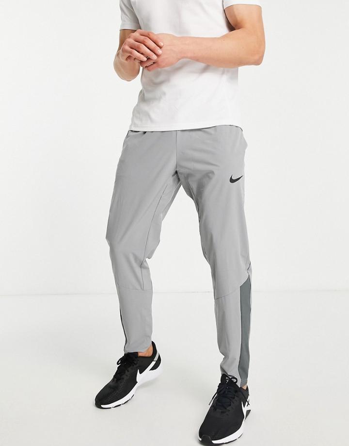 Nike Pro Training Flex Vent Max Dri-fit Sweatpants In Gray