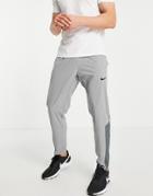 Nike Pro Training Flex Vent Max Dri-fit Sweatpants In Gray