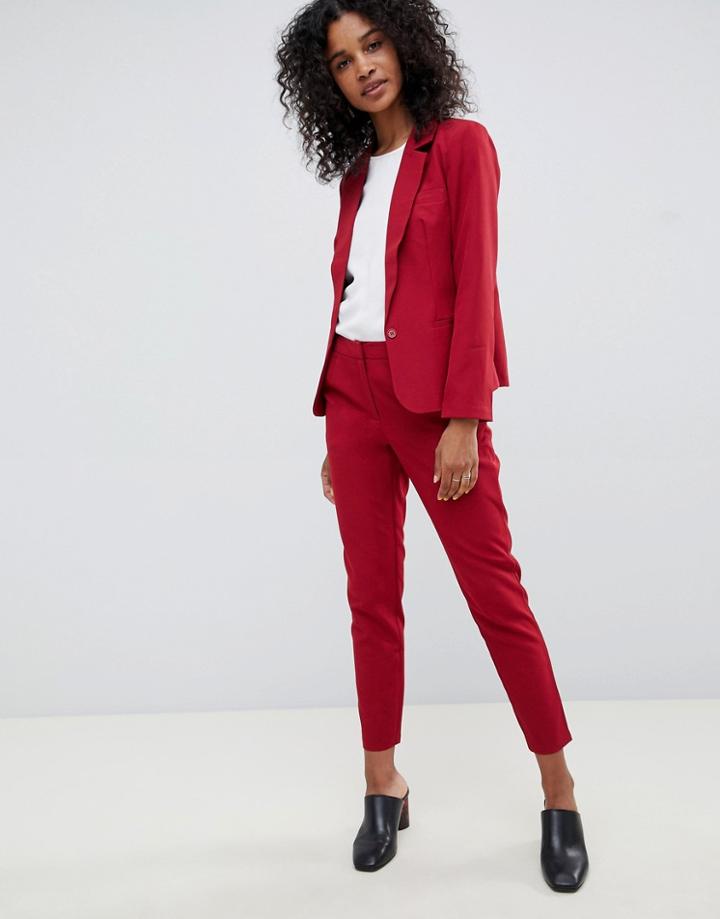 Unique 21 Ankle Grazer Tailored Pants - Purple