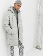 Cheap Monday Puffer Jacket In Gray - Gray