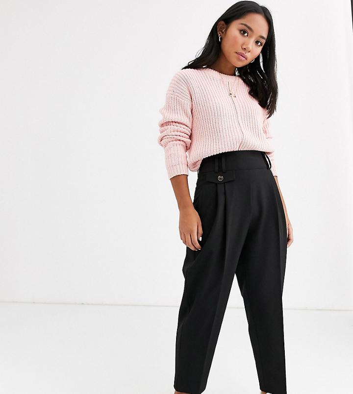 Asos Design Petite Tailored Smart High Waist Balloon Pants