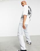 Asos Unrvlld Spply T-shirt With Logo And Photographic Print In White