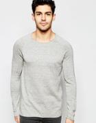 Selected Homme Lightweight Knitted Sweater With Raw Edge - White Pepper