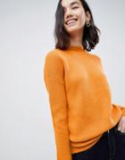 Gianni Feraud Boyfriend Turtleneck Sweater - Orange