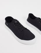 French Connection Canvas Sneaker-black