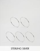 Kitsch Mix & Match Sterling Silver Rings - Silver