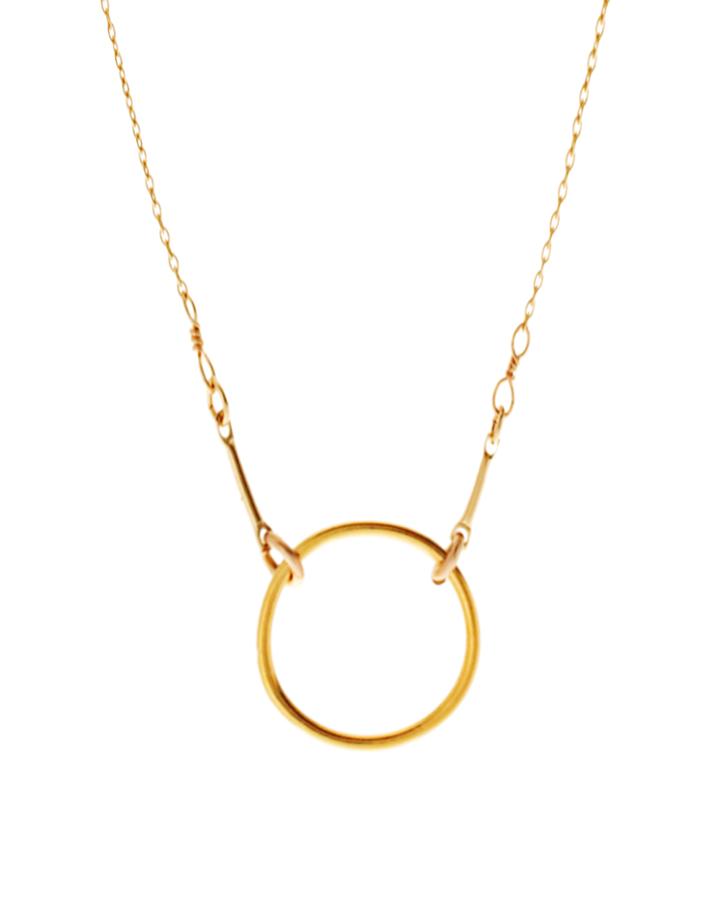 Dogeared Gold Dipped Original Karma Necklace
