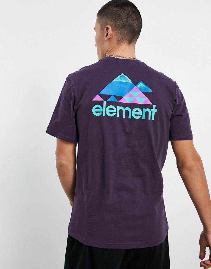 Element Elko Back Print T-shirt In Navy