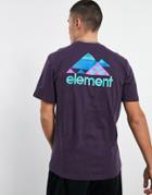 Element Elko Back Print T-shirt In Navy