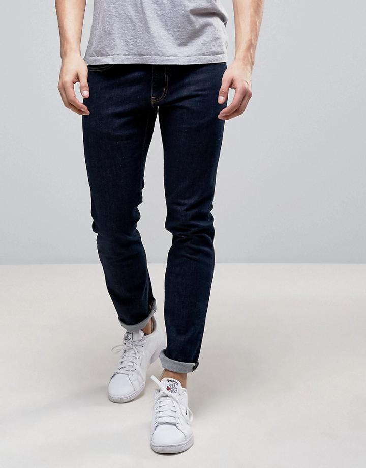 Love Moschino Slim Fit Jeans With Moschino Back Waist Tab - Blue