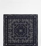 Collusion Unisex Printed Head Scarf In Black And White