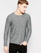 Jack & Jones Premium Crew Neck Knitted Sweater - Gray