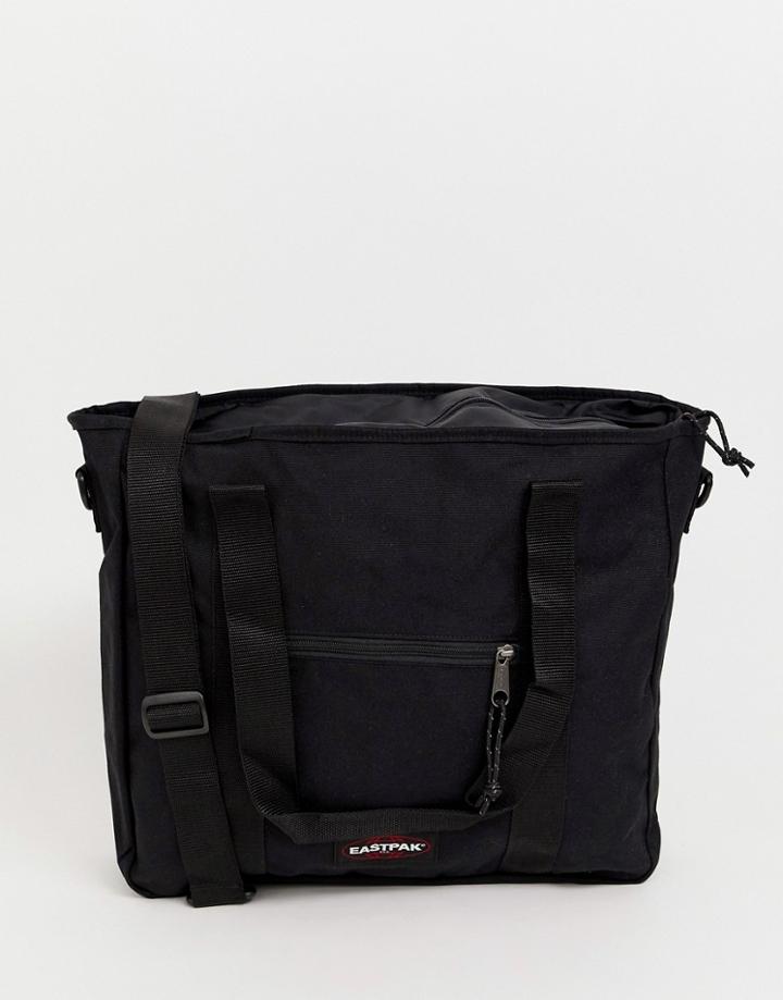 Eastpak Kerr 21l Tote Bag With Messenger Strap In Black - Black