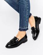 Oasis Leather Patent Loafer - Black