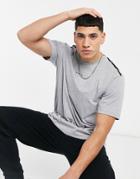 Nicce Loungewear Sofa T-shirt In Gray-grey