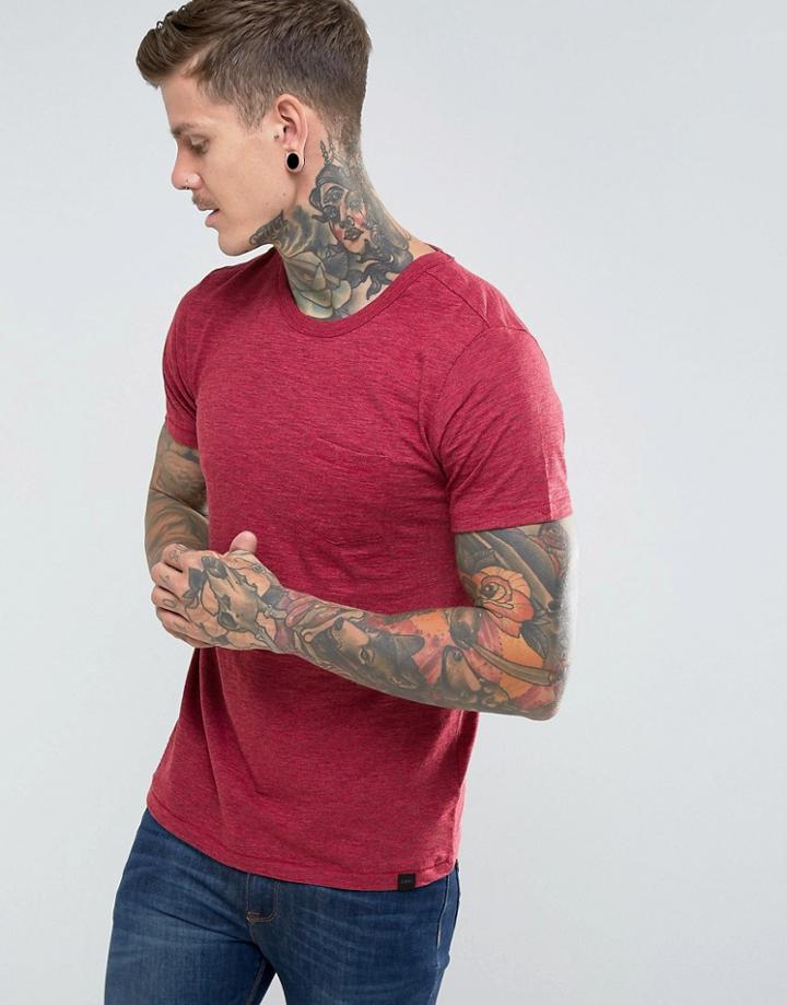 Lee One Pocket T-shirt - Red